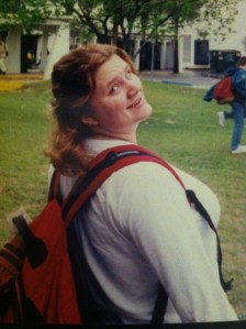 This is me during the beginning of senior year. While I didn't weight myself daily, I would guess that I'm around 195-200 lbs in this photo. On a 5'2" frame, I was pushing a size 20/22. 