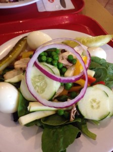 An example of the type of thing you load to meet your "Veggie Pact."